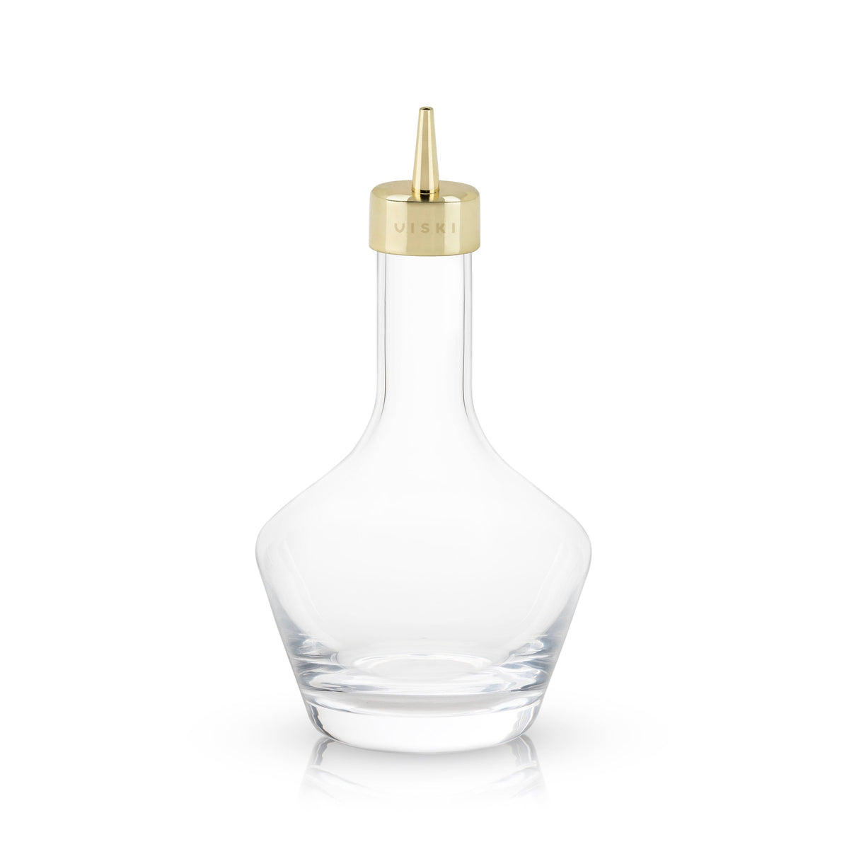 Belmont Bitters Bottle with Dasher Top in Gold - Knife Shift