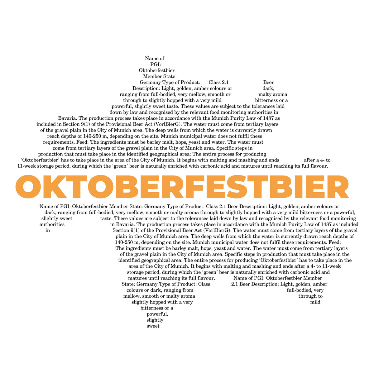 Oktoberfestbier Map - Pocket T-shirt-T-Shirt-gift ideas for foodies-Knife Shift