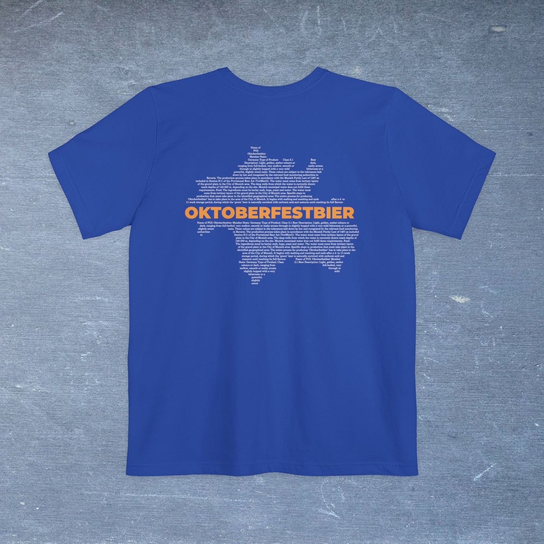 Oktoberfestbier Map - Pocket T-shirt-T-Shirt-gift ideas for foodies-Knife Shift