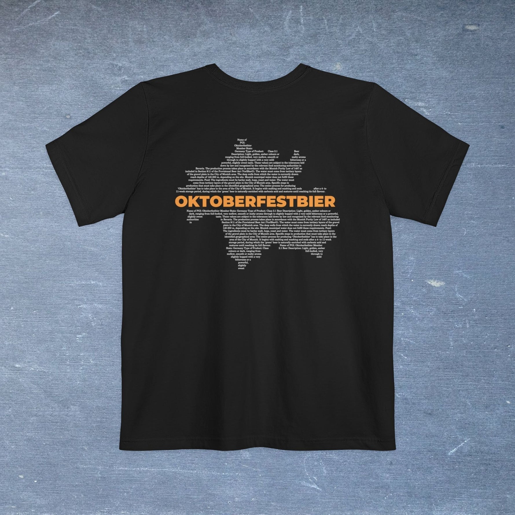 Oktoberfestbier Map - Pocket T-shirt-T-Shirt-gift ideas for foodies-Knife Shift