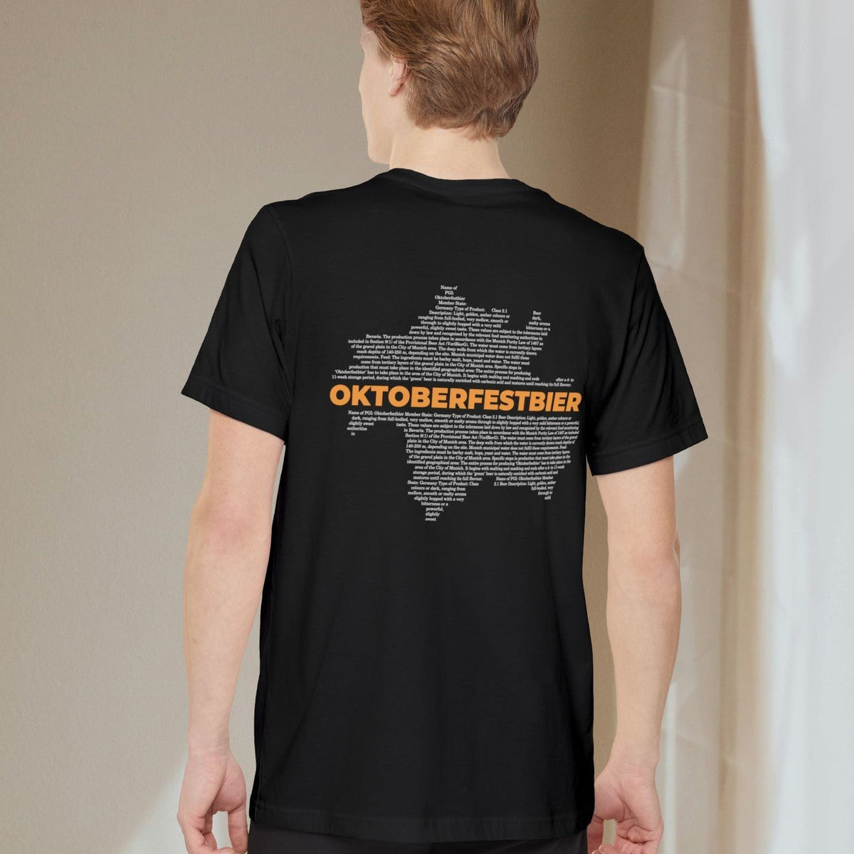 Oktoberfestbier Map - Pocket T-shirt-T-Shirt-gift ideas for foodies-Knife Shift