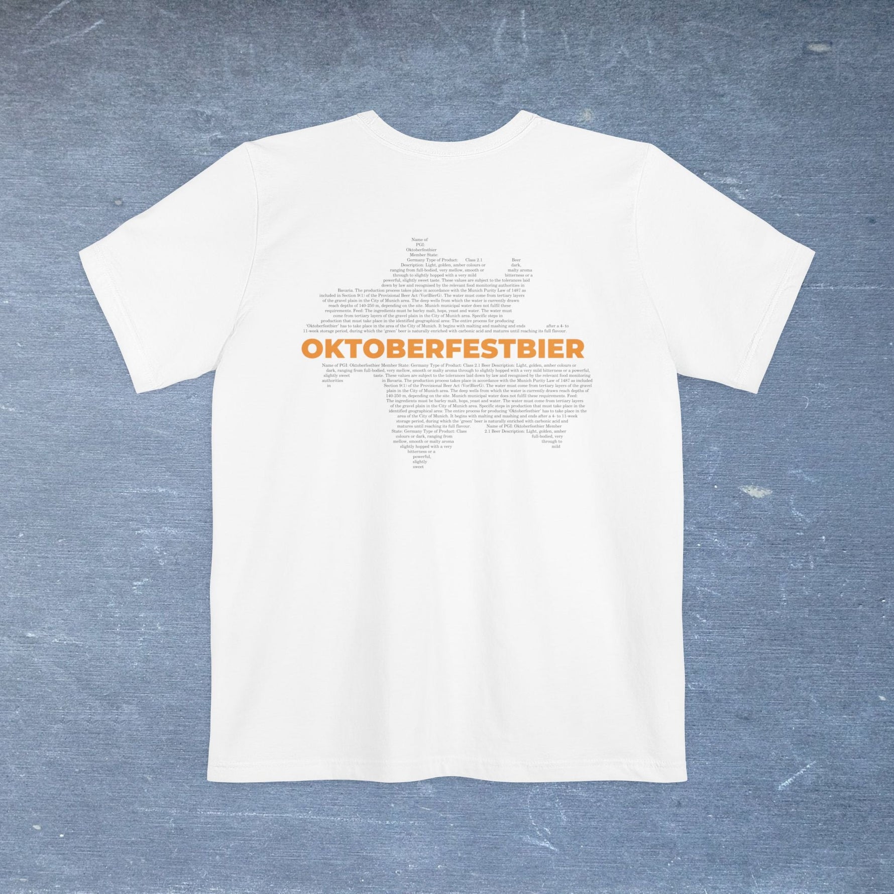 Oktoberfestbier Map - Pocket T-shirt-T-Shirt-gift ideas for foodies-Knife Shift