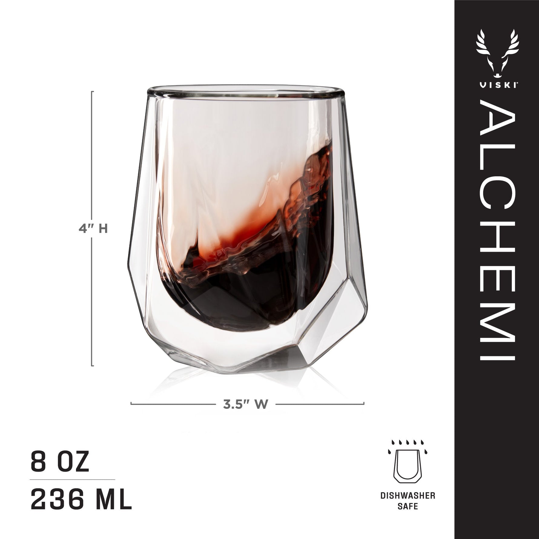 Alchemi Aerating Wine Tasting Glass - Knife Shift