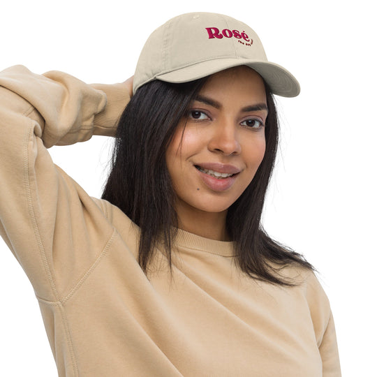 THE SMITH Organic Cotton "Rosé The Day Away" Dad Hat - Knife Shift