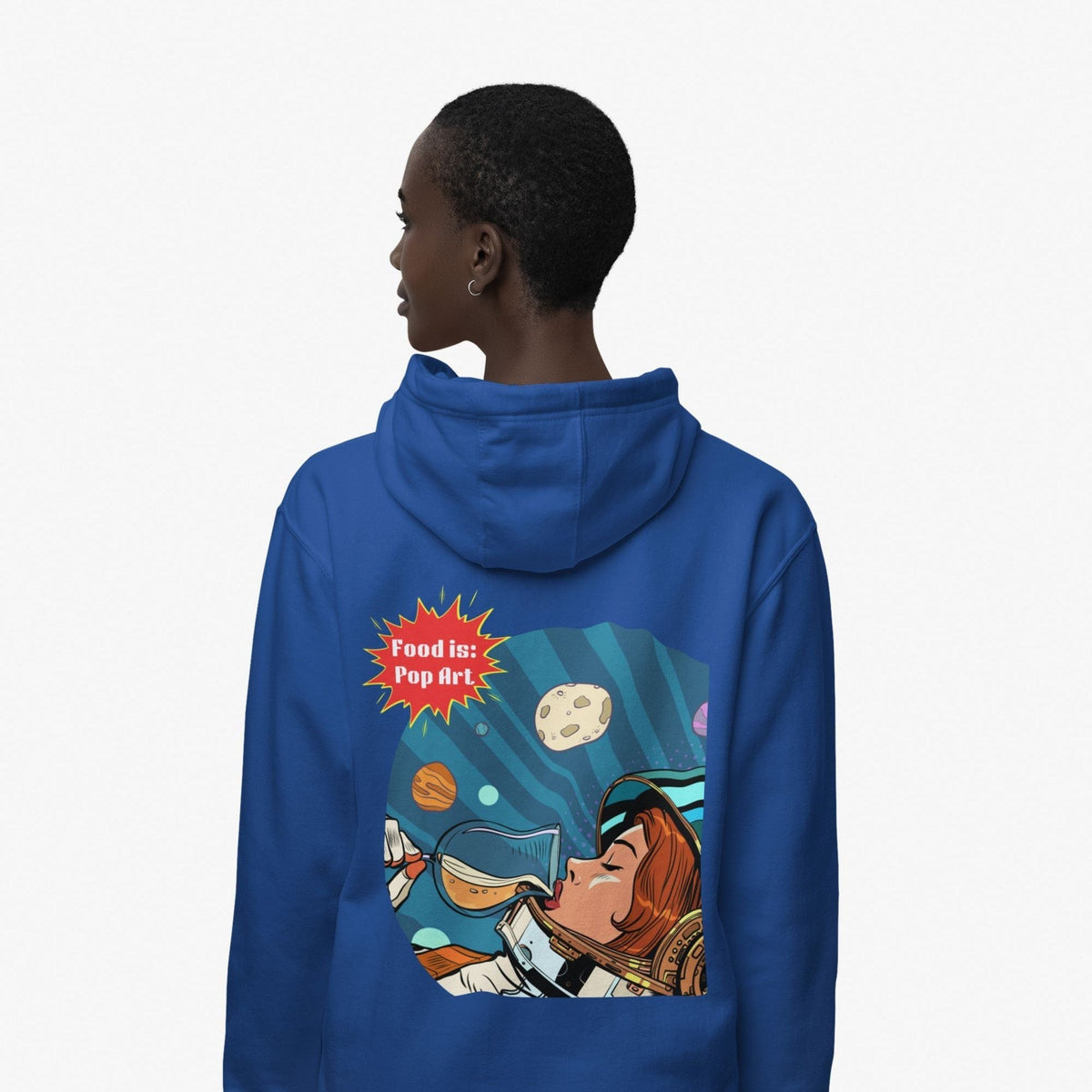 Out of This World Wine - Food Pop Art Hoodie-Hoodie-gift ideas for foodies-Knife Shift