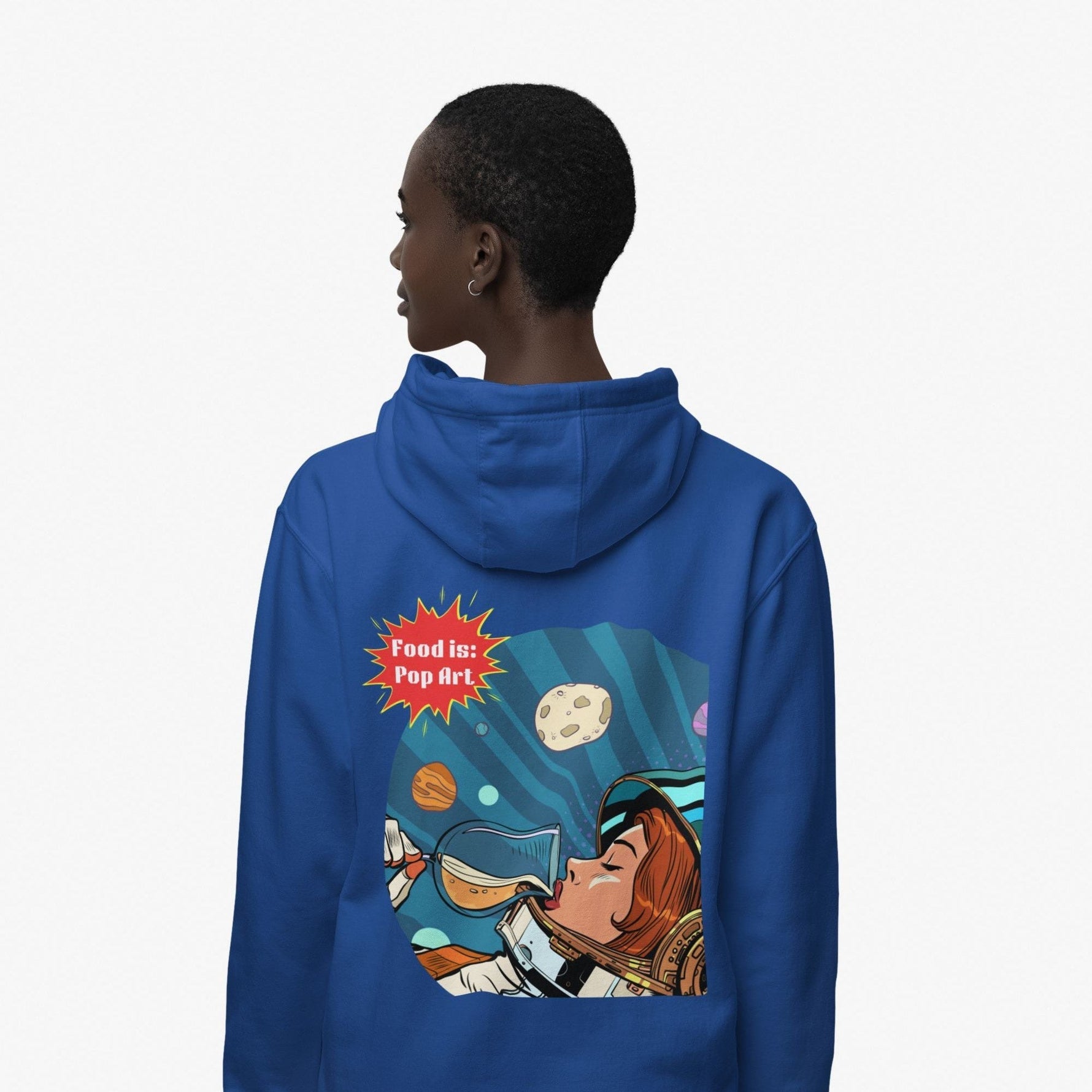 Out of This World Wine - Food Pop Art Hoodie-Hoodie-gift ideas for foodies-Knife Shift