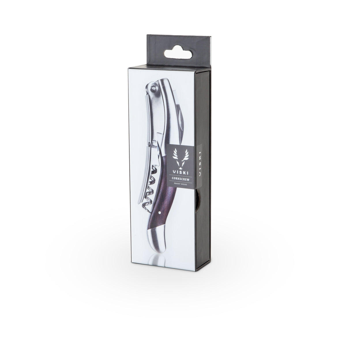 Admiral Heavyweight Corkscrew with Ebony Wood Handle - Knife Shift