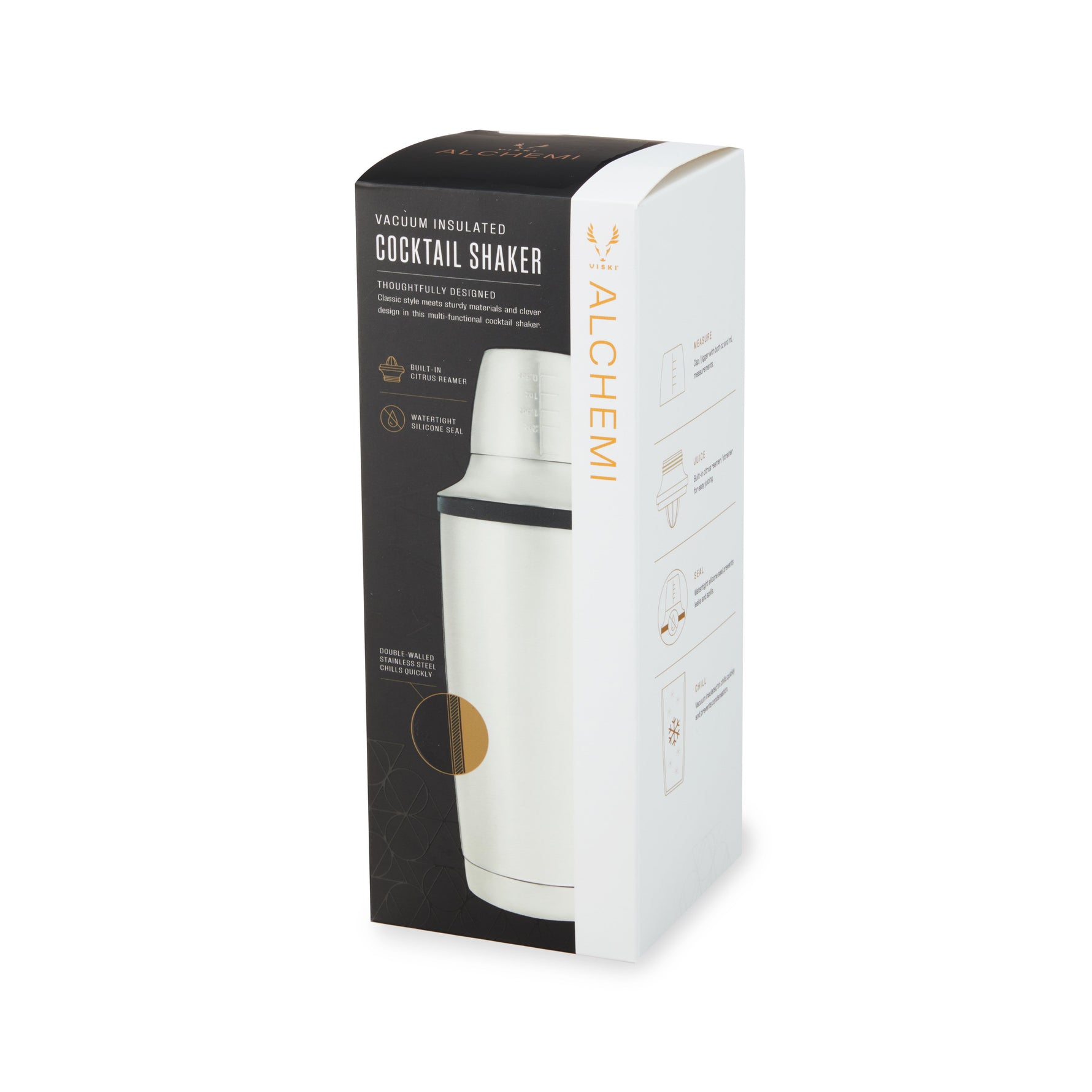 Alchemi Vacuum Insulated Cocktail Shaker - Knife Shift