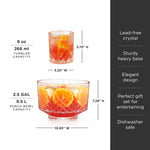 Admiral Crystal Punch Bowl and Tumbler Set - Knife Shift