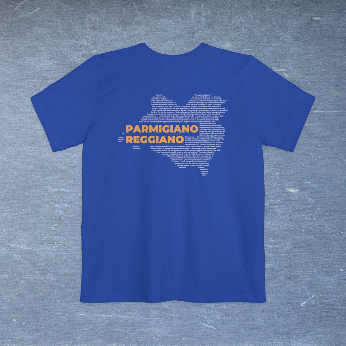 Parmigiano Reggiano Cheese Map - Pocket T-shirt-T-Shirt-gift ideas for foodies-Knife Shift