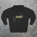 Pecorino Romano Cheese Map - Midweight Hoodie-Hoodie-gift ideas for foodies-Knife Shift