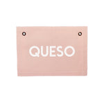 Queso Small Canvas Flag - Knife Shift