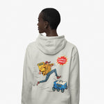 Pizza Delivery Race - Food Pop Art Hoodie-Hoodie-gift ideas for foodies-Knife Shift