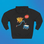 Pizza Delivery Race - Food Pop Art Hoodie-Hoodie-gift ideas for foodies-Knife Shift