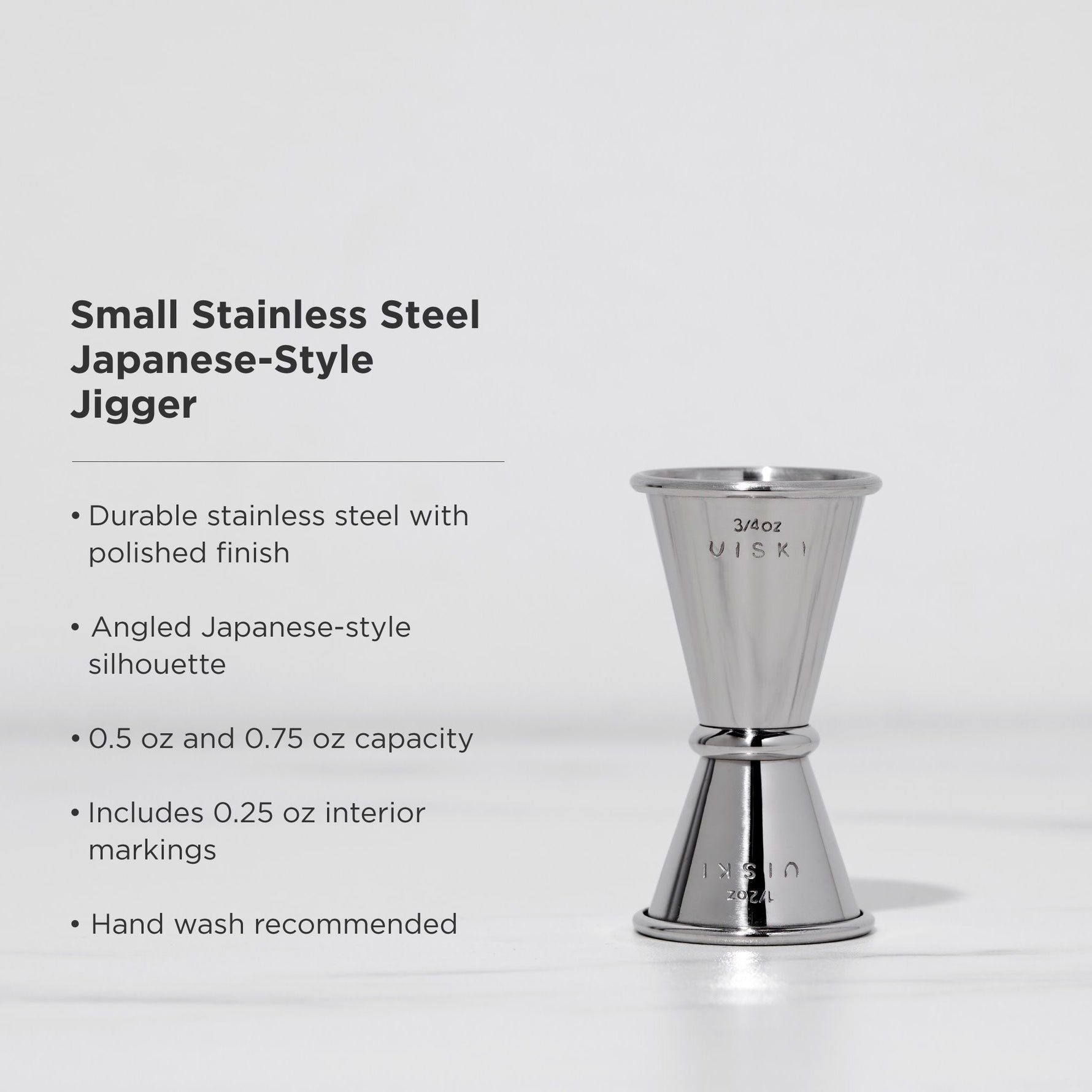 Harrison Small Japanese-Style Jigger - Knife Shift