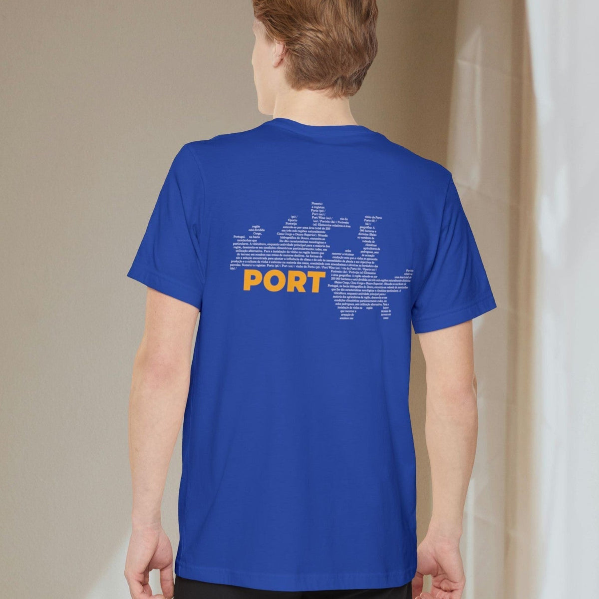 Port Wine Map - Pocket T-shirt-T-Shirt-gift ideas for foodies-Knife Shift