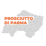 Prosciutto di Parma Map - Pocket T-shirt-T-Shirt-gift ideas for foodies-Knife Shift