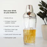 Admiral Crystal Cocktail Shaker - Knife Shift