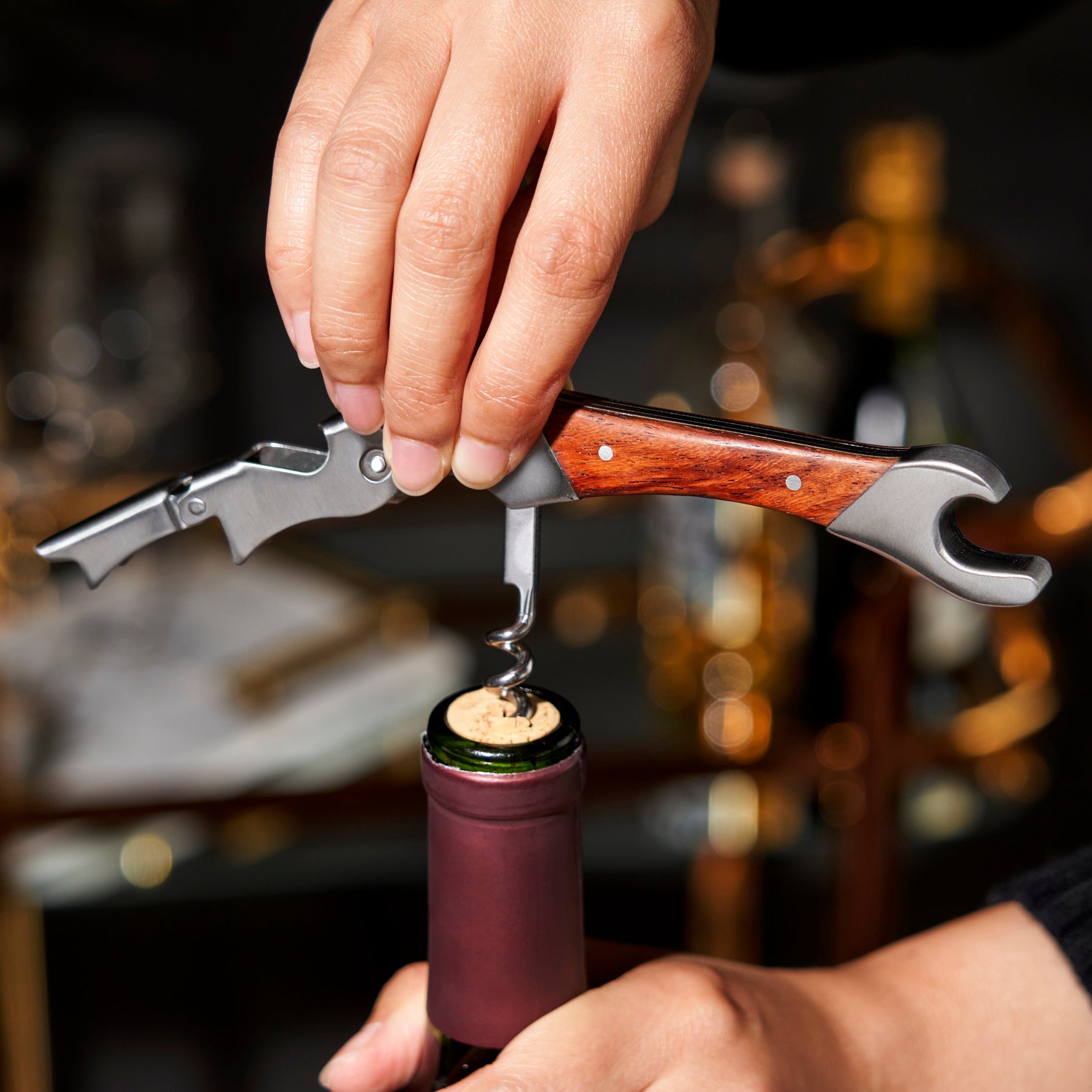 Admiral Corkscrew with Rosewood Handle - Knife Shift
