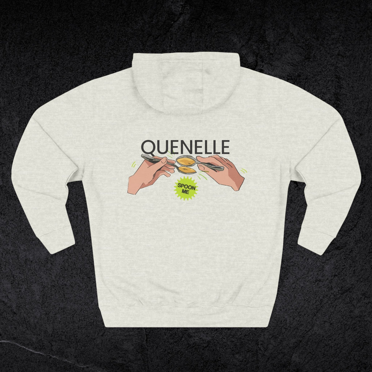 Quenelle Technique - Hoodie-Hoodie-gift ideas for foodies-Knife Shift