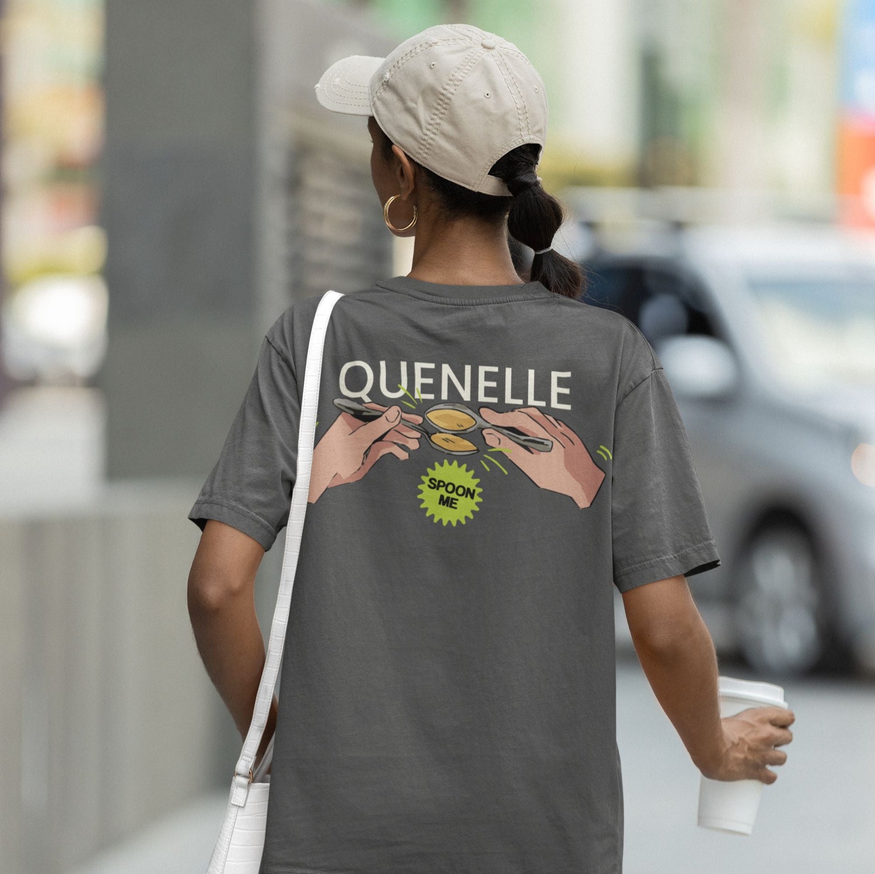 Quenelle Technique - Unisex Heavyweight T-shirt-T-Shirt-gift ideas for foodies-Knife Shift