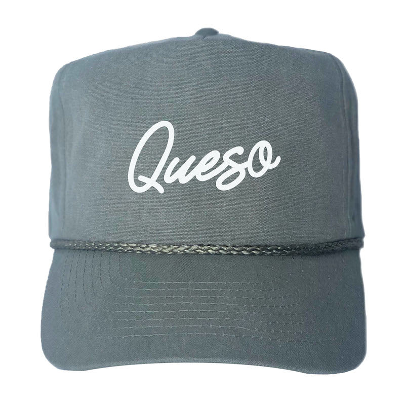 Queso Cursive Canvas Trucker - Knife Shift