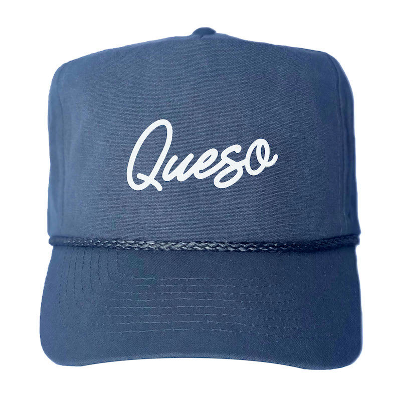 Queso Cursive Canvas Trucker - Knife Shift