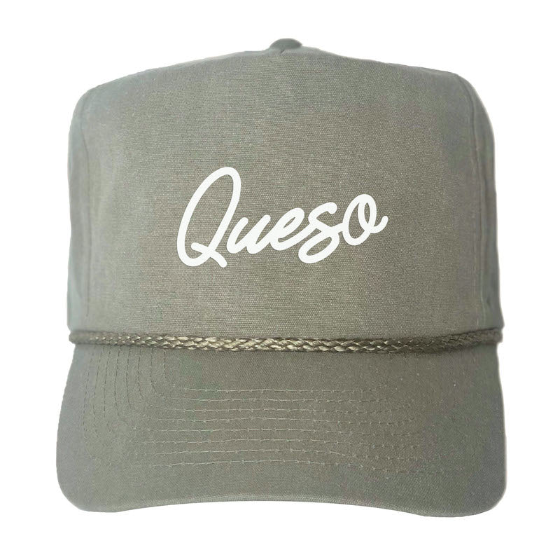 Queso Cursive Canvas Trucker - Knife Shift