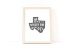 Home is Where the Queso is Art Print - Knife Shift