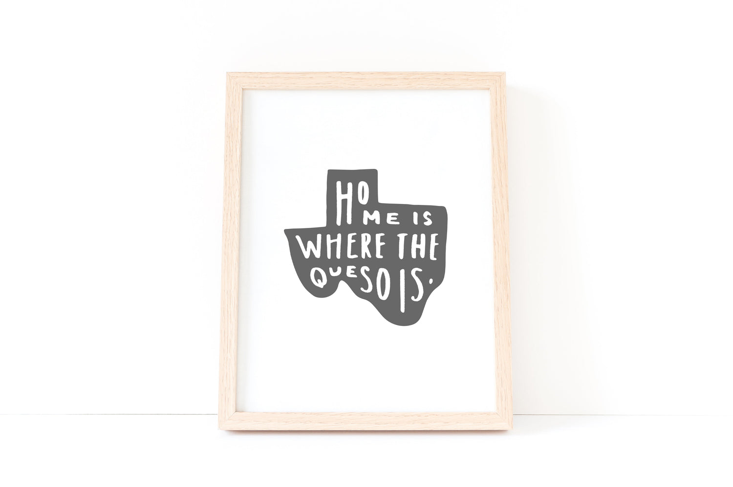 Home is Where the Queso is Art Print - Knife Shift