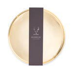 Round Serving Tray in Gold - Knife Shift