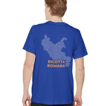 Ricotta Romana Cheese Map - Pocket T-shirt-T-Shirt-gift ideas for foodies-Knife Shift