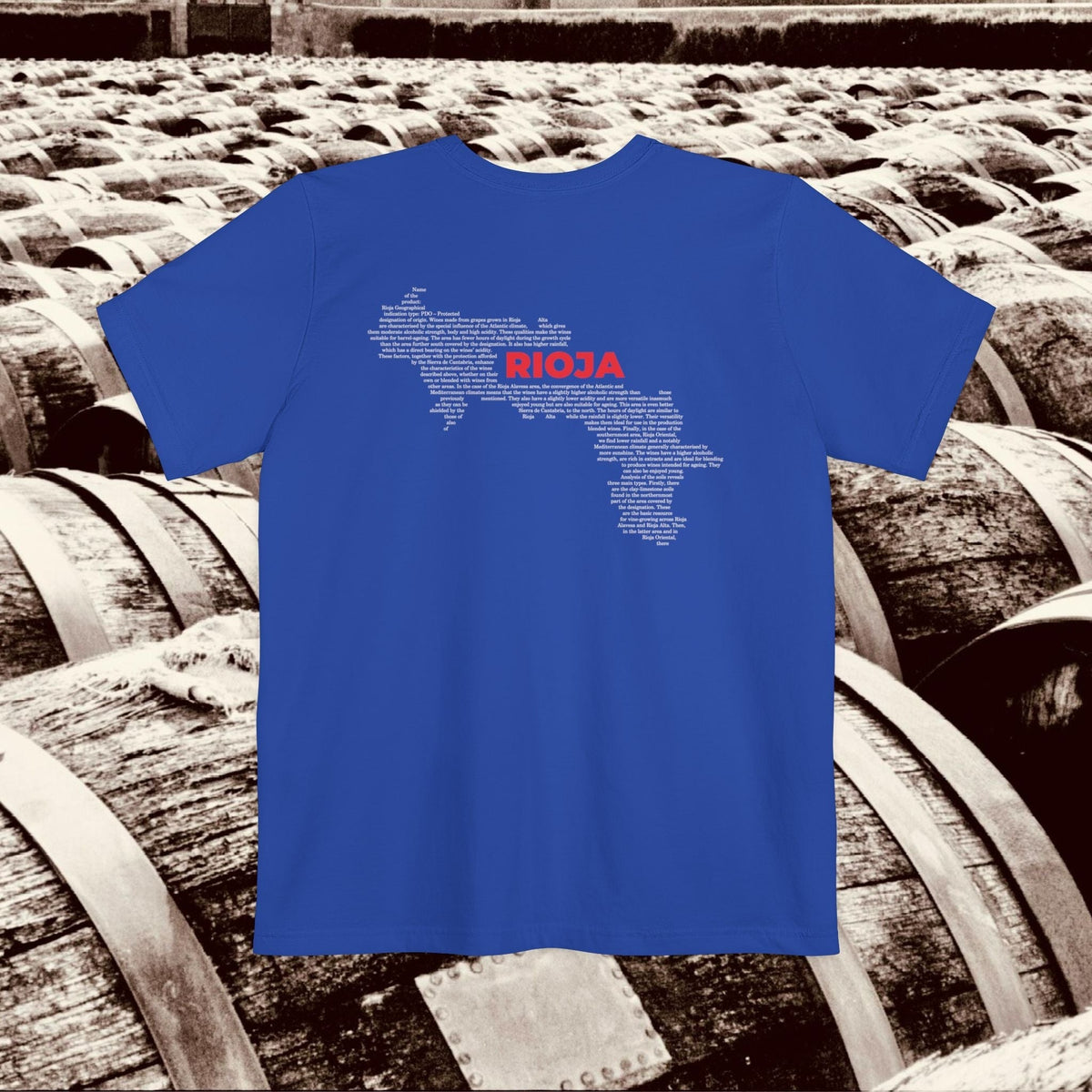 Rioja Wine Map - Pocket T-shirt-T-Shirt-gift ideas for foodies-Knife Shift