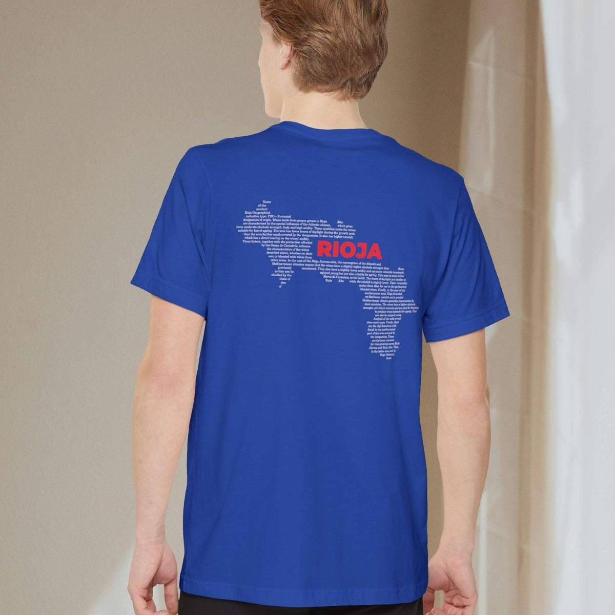 Rioja Wine Map - Pocket T-shirt-T-Shirt-gift ideas for foodies-Knife Shift