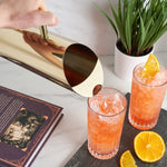 Modern Stainless Steel Pitcher in Gold - Knife Shift
