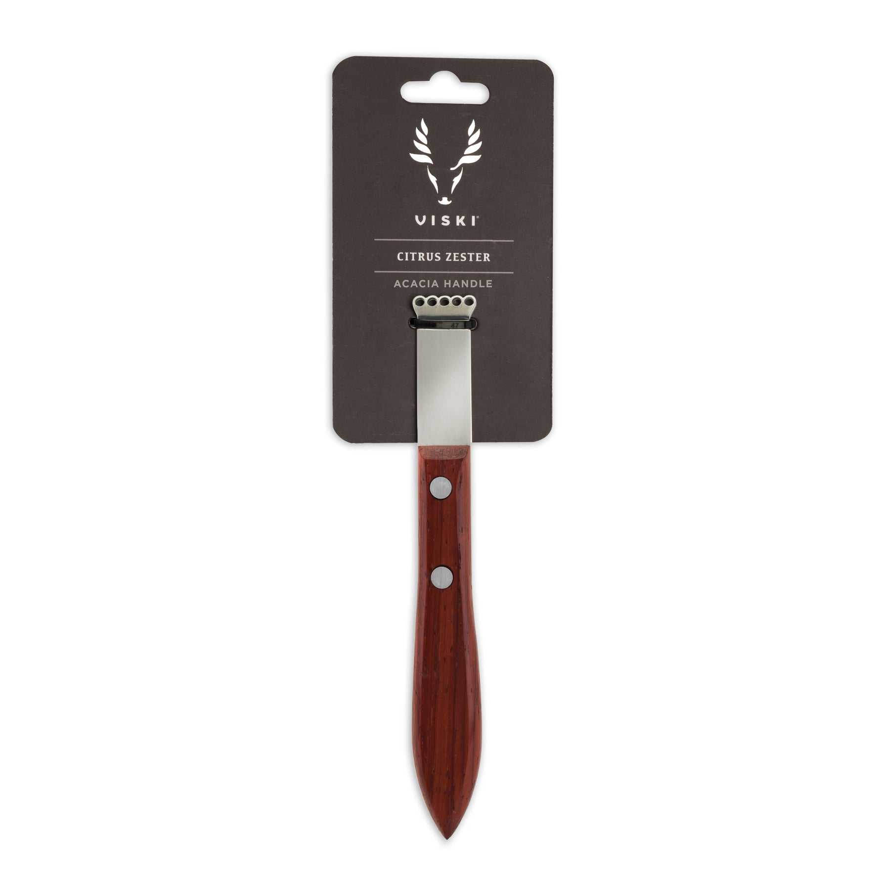 Professional Citrus Zester with Acacia Wood Handle - Knife Shift