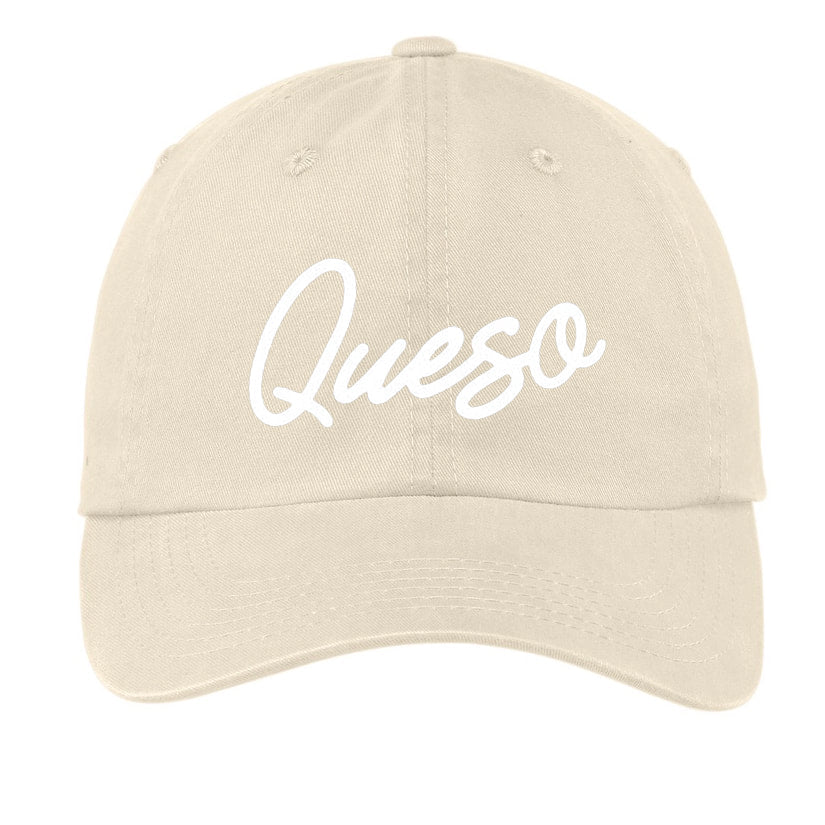 Queso Cursive Baseball Cap - Knife Shift