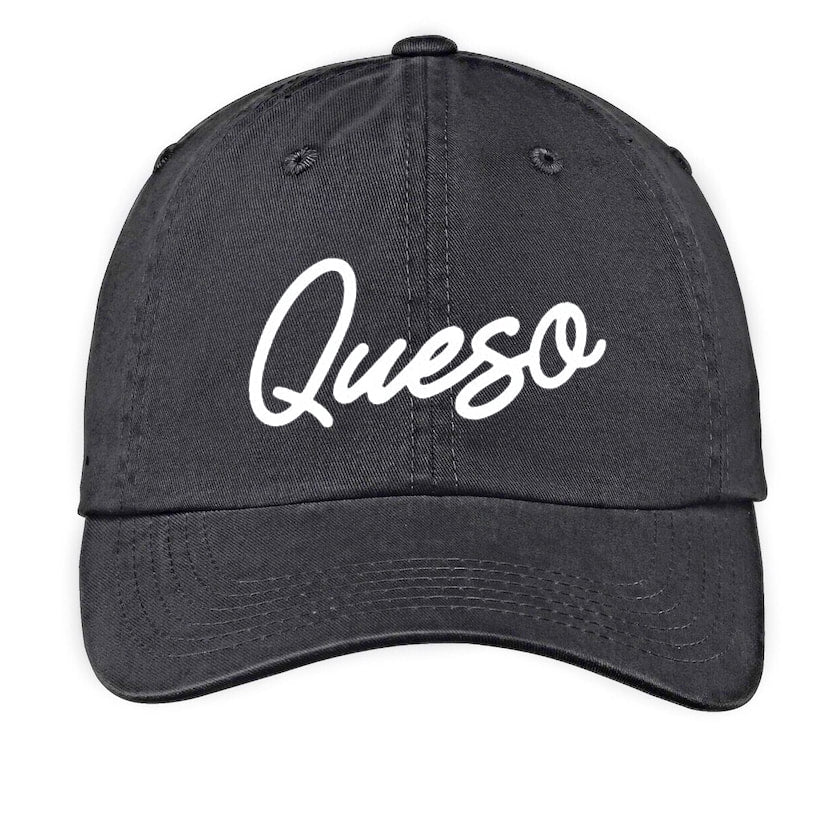 Queso Cursive Baseball Cap - Knife Shift