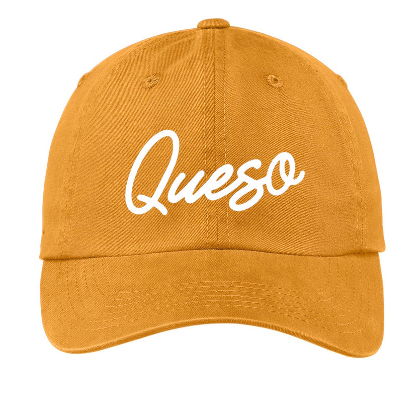Queso Cursive Baseball Cap - Knife Shift