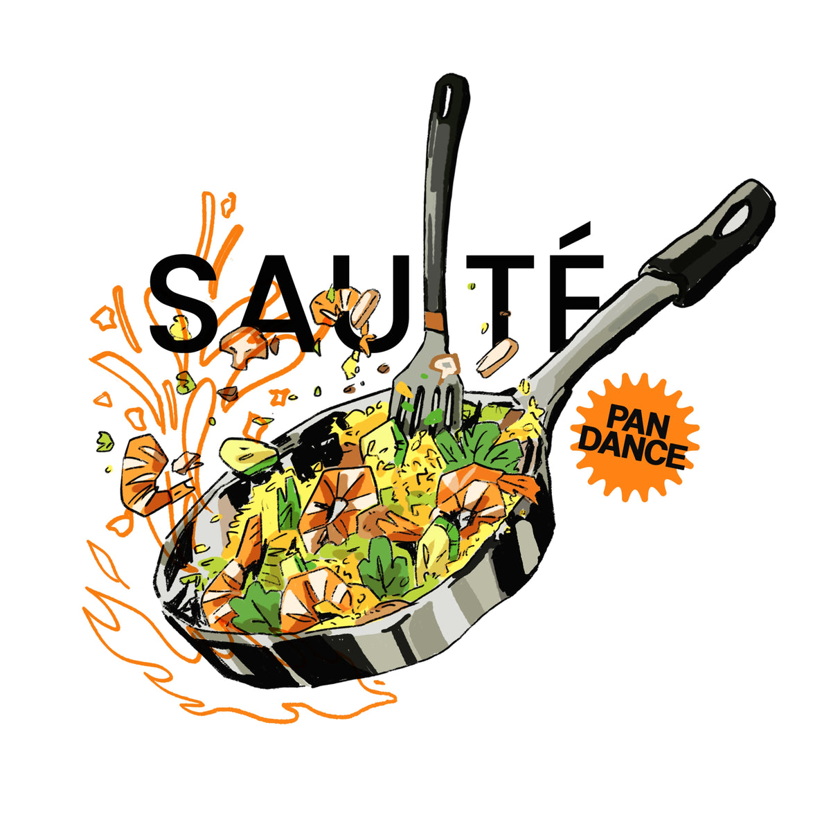 Sauté Technique - Hoodie-Hoodie-gift ideas for foodies-Knife Shift