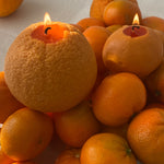 Large Orange Candle - Knife Shift