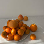 Large Orange Candle - Knife Shift