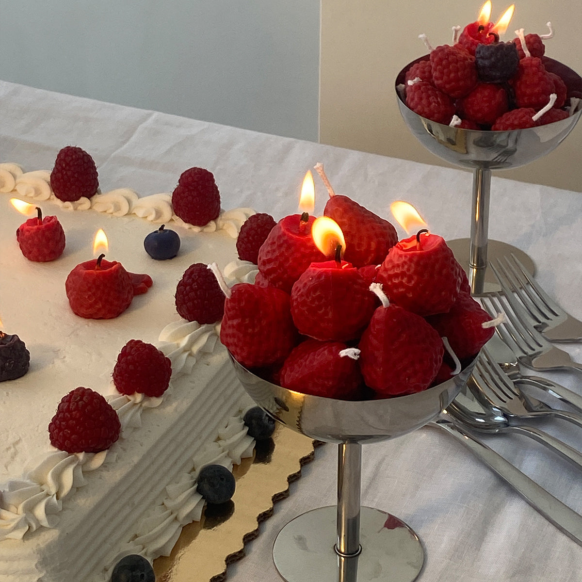 Strawberry Candles - 8 Pack - Knife Shift