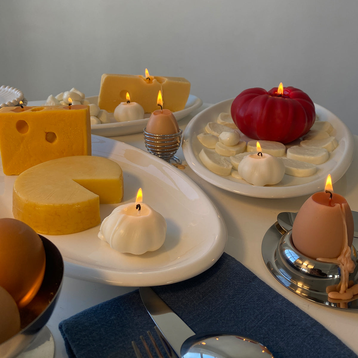 Swiss Cheese Candle - Knife Shift