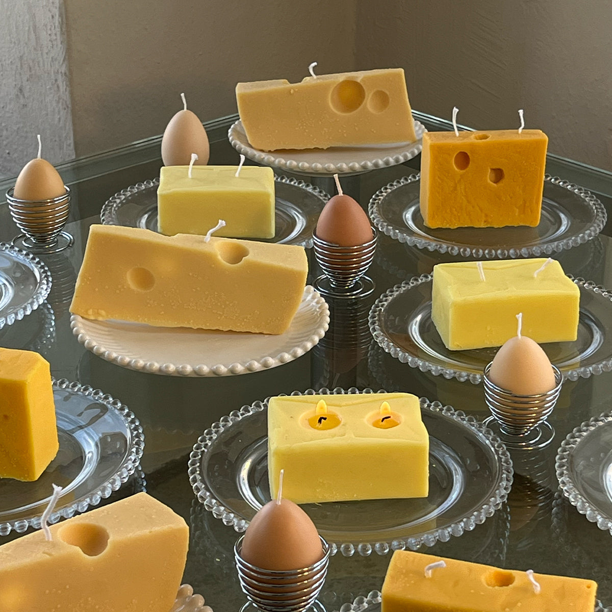 Swiss Cheese Candle - Knife Shift
