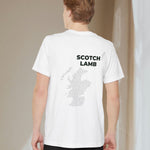 Scotch Lamb Map - Pocket T-shirt-T-Shirt-gift ideas for foodies-Knife Shift