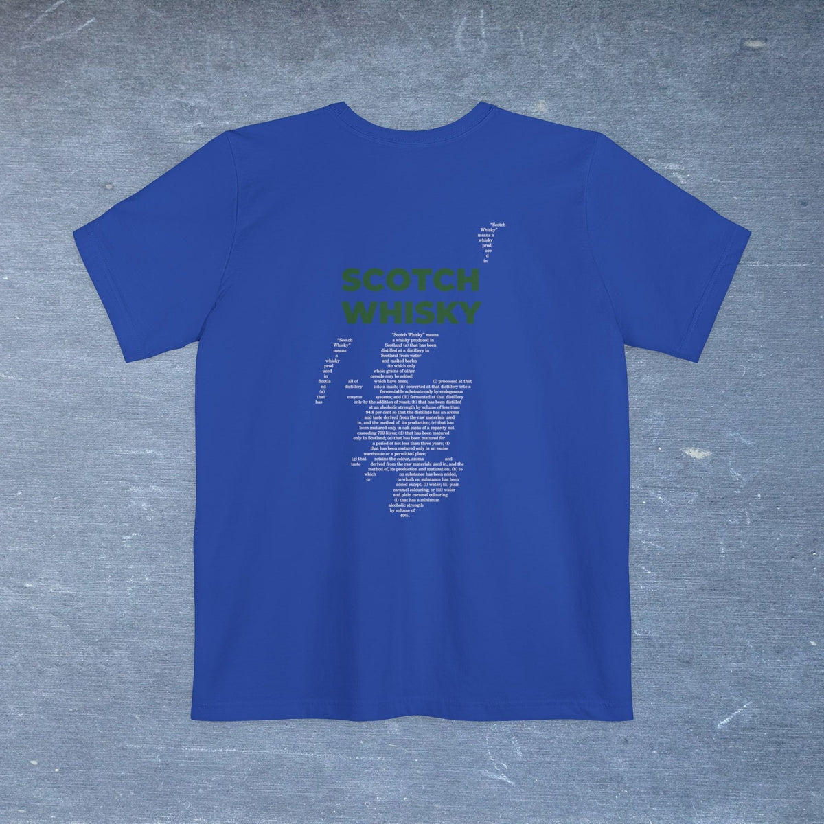 Scotch Whisky Map - Pocket T-shirt-T-Shirt-gift ideas for foodies-Knife Shift