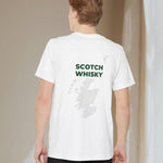 Scotch Whisky Map - Pocket T-shirt-T-Shirt-gift ideas for foodies-Knife Shift