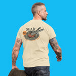 Sear Technique - Unisex Heavyweight T-shirt-T-Shirt-gift ideas for foodies-Knife Shift