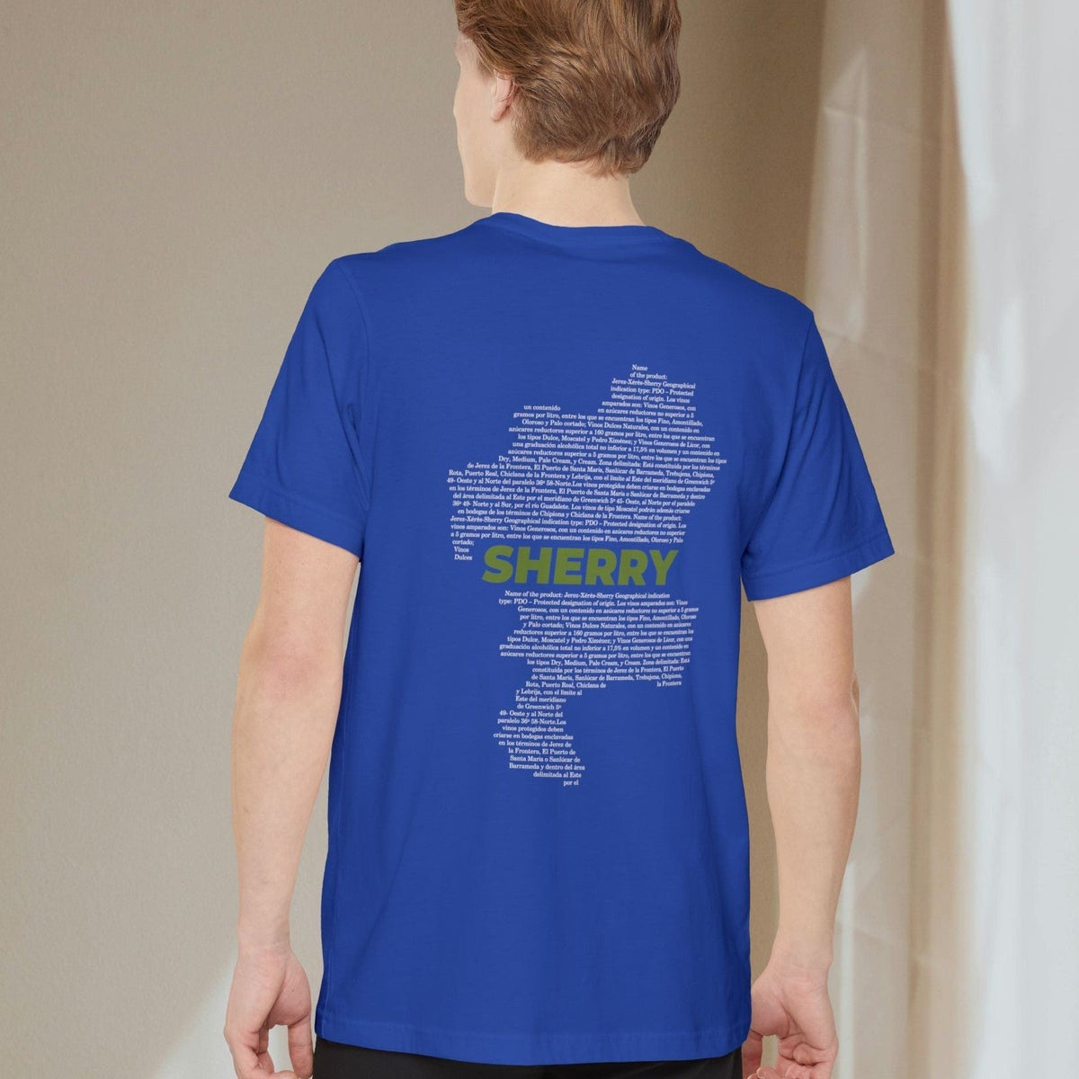 Sherry Wine Map - Pocket T-shirt-T-Shirt-gift ideas for foodies-Knife Shift